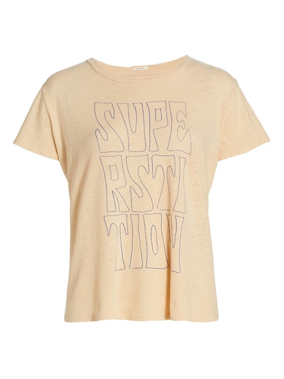Shop Mother Sinful Outline Logo T-shirt In Superstition