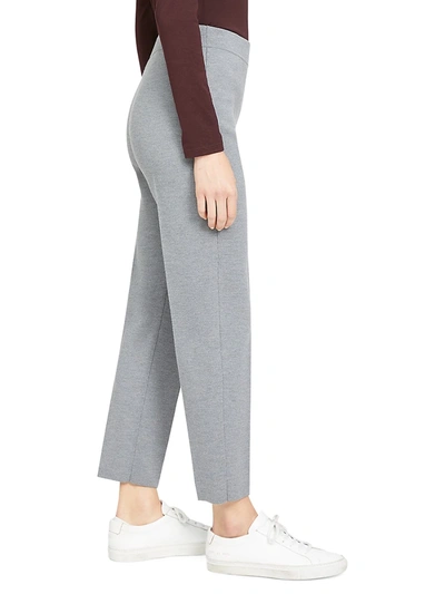 Shop Theory Women's Treeca Wool Pants In Light Heather Grey