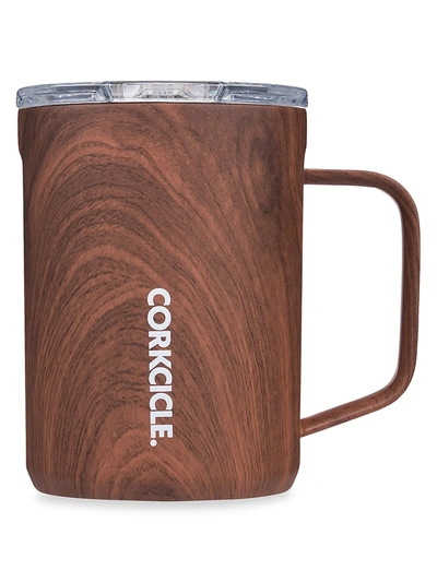 Shop Corkcicle Insulated Coffee Mug In Wood