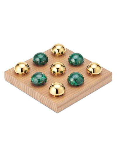 Shop Aerin Introduction Otto Tic Tac Toe Set In Malachite