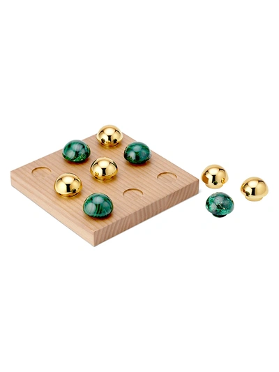 Shop Aerin Introduction Otto Tic Tac Toe Set In Malachite