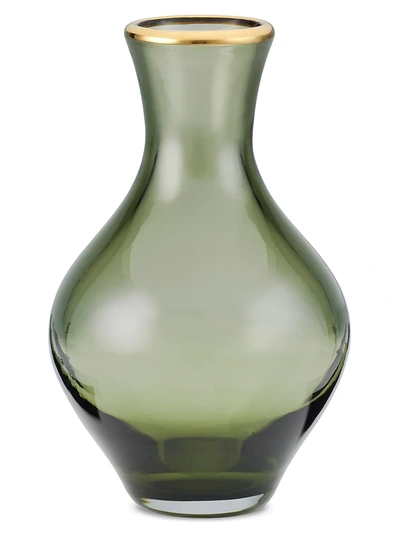 Shop Aerin Introduction Sancia Baluster Glass Vase In Fern