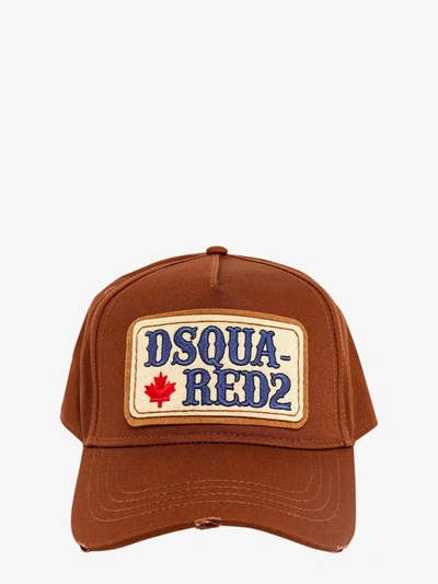 Shop Dsquared2 Hat In Brown