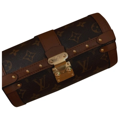 Papillon trunk cloth crossbody bag Louis Vuitton Brown in Cloth - 34841861