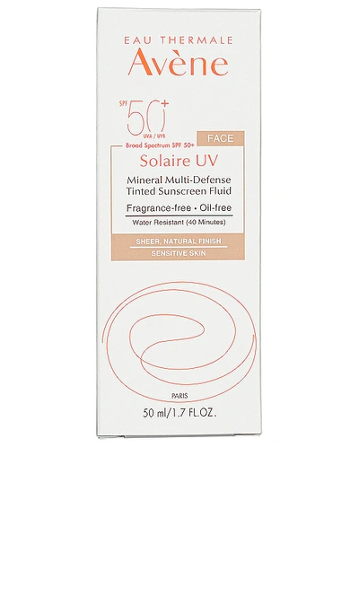 Shop Avene Solaire Uv Mineral Multi-defense Tinted Sunscreen Fluid Spf 50 In N,a