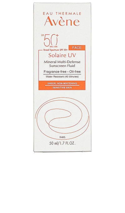 Shop Avene Solaire Uv Mineral Multi-defense Sunscreen Fluid Spf 50 In N,a