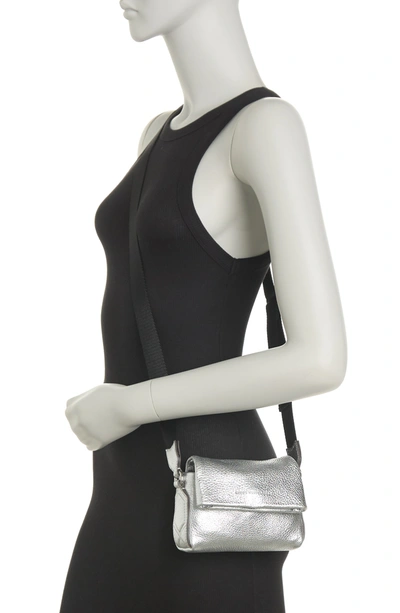 Shop Aimee Kestenberg Broadway Mini Crossbody In Silver Metallic