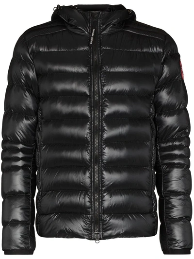 Canada Goose Crofton Packable 750 Fill Power Down Hooded Jacket In Black |  ModeSens