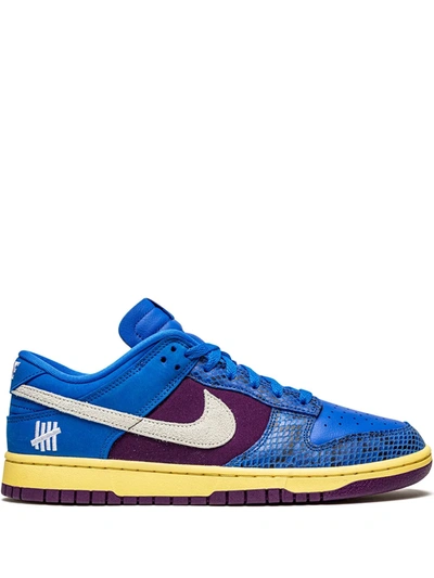 Shop Nike X Undefeated Dunk Low Sp "undefeated Dunk Vs. Af1" Sneakers In Blue
