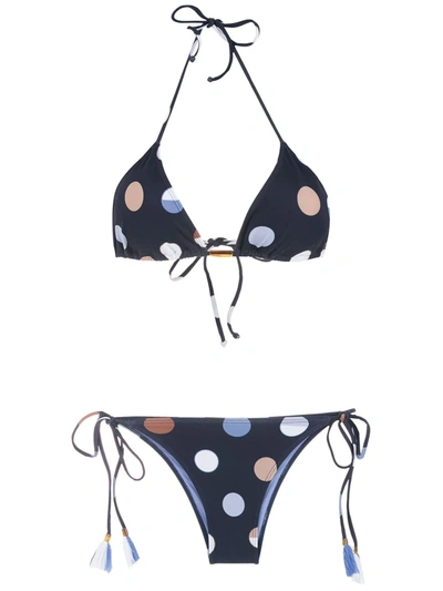 Shop Brigitte Tati Bikini Set In Blau