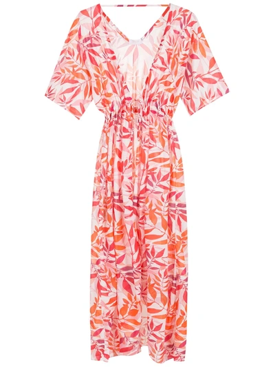 Shop Brigitte Lia Beach Dress In Rot