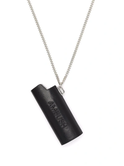 Shop Ambush Case-pendant Necklace In Schwarz