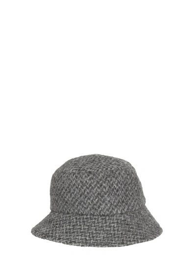 Shop Isabel Marant "denji" Bucket Hat In Charcoal