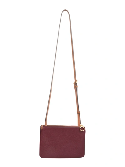 Shop Tory Burch Perry Bombè Shoulder Bag In Purple