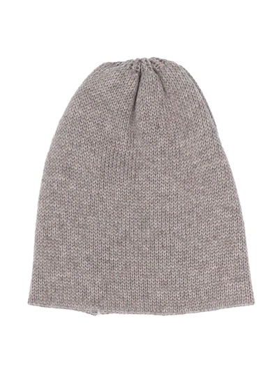Shop Little Bear Fine Knit Hat In Neutrals