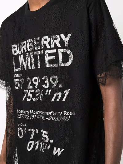 Shop Burberry Coordinates Lace Layered T-shirt In Mixed Colours