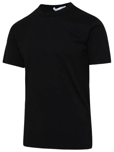 Shop Comme Des Garçons Shirt T-shirt Logo Nera In Black