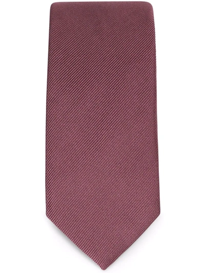 Shop Dolce & Gabbana Silk Blade Tie In Rot