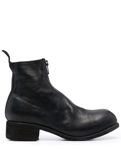 Shop Guidi Pl1 45mm Ankle Boots In Schwarz