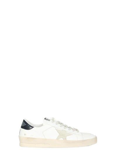 Shop Golden Goose Stardan Sneakers In Bianco