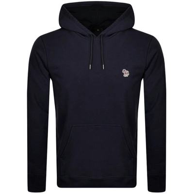 Paul Smith Ps By  Pullover Hoodie Black In Navy