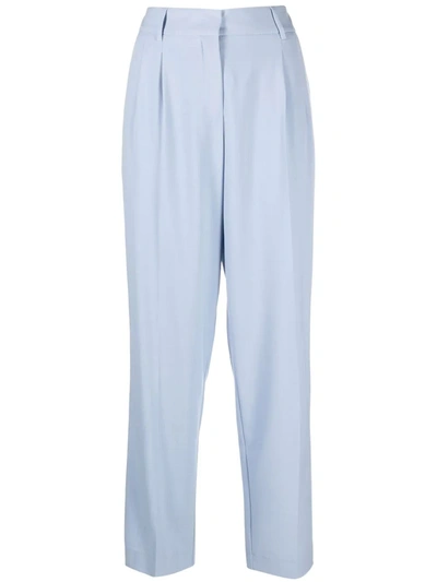 Blanca Vita Passiflora Tailored Trousers In Blau