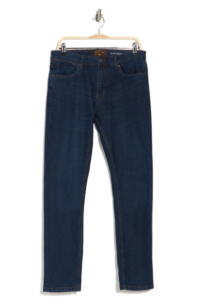Shop Copper & Oak Slim Straight Jeans In Heron