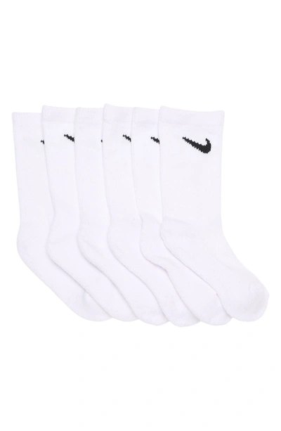 Nike Mesh Cushion Crew Socks In White