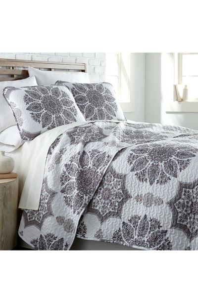 Southshore Fine Linens Luxury Collection Quilt Set In Grey
