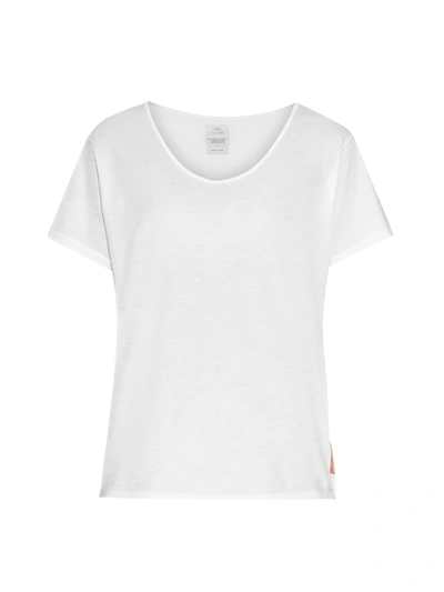 Visvim American-flag Cotton T-shirt In White