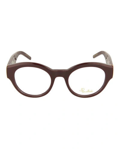Shop Pomellato Round-frame Optical Glasses