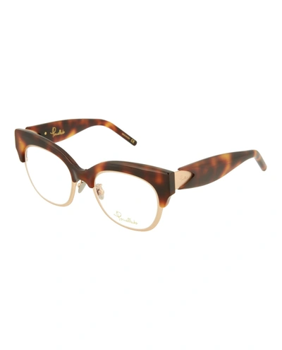 Shop Pomellato Square-frame Optical Glasses