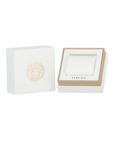 Shop Versace Idyia Bracelet Watch In Gold