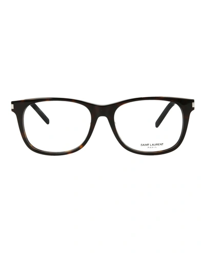 Shop Saint Laurent Square-frame Optical Glasses