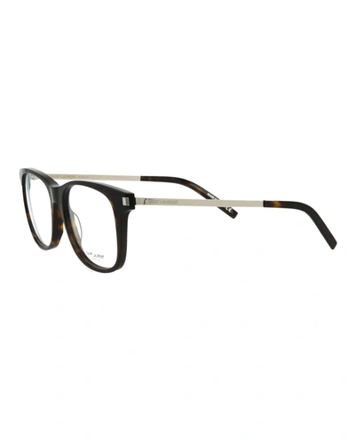 Shop Saint Laurent Square-frame Optical Glasses