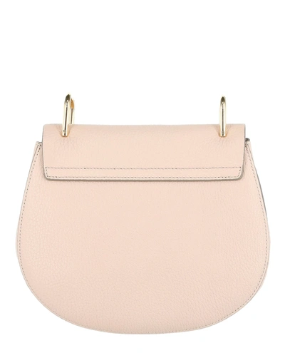 Shop Chloé Chloe Drew Handbag In Cement/pink