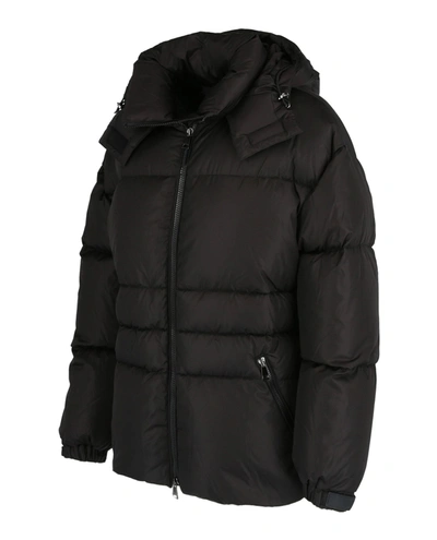 Shop Moncler Danube Zipped Puffer Jacket In Black