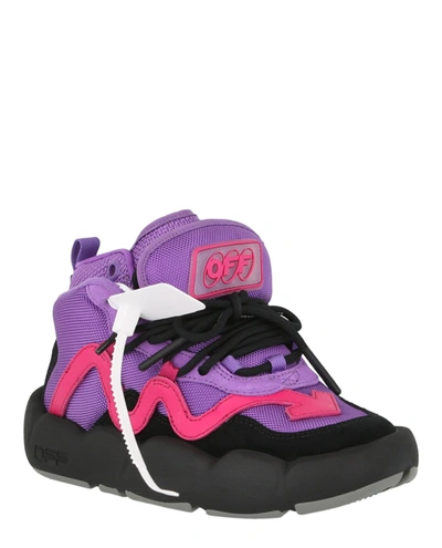 Shop Off-white Womens Chlorine Sneakers In Violet/fuchsia