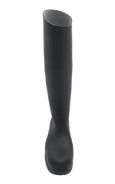 Bottega Veneta Chunky Sole Knee-high Boots In Black