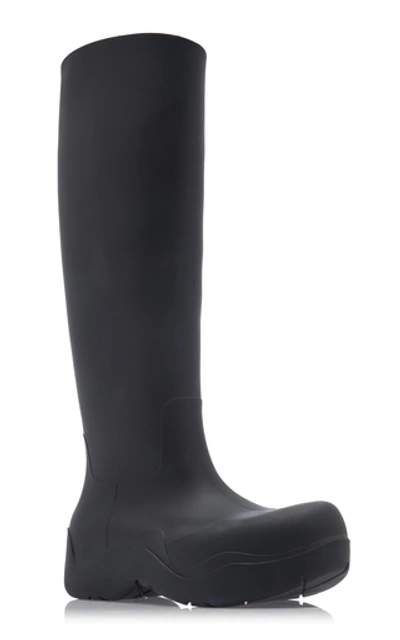 Bottega Veneta Chunky Sole Knee-high Boots In Black