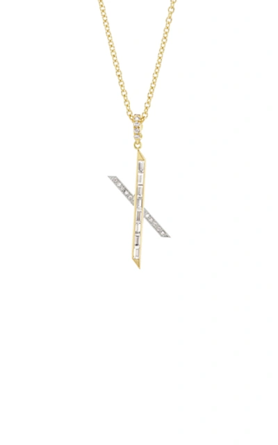 Shop Emily P Wheeler Women's X 18k Yellow And White Gold Diamond Necklace