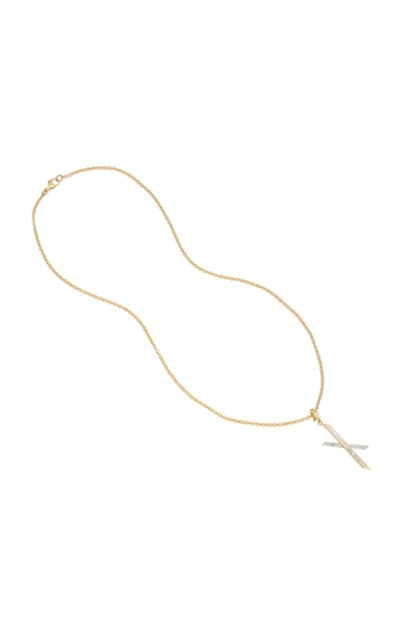 Shop Emily P Wheeler Women's X 18k Yellow And White Gold Diamond Necklace