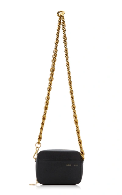 Shop Kara Universal Chain-detailed Leather Camera Bag In Black