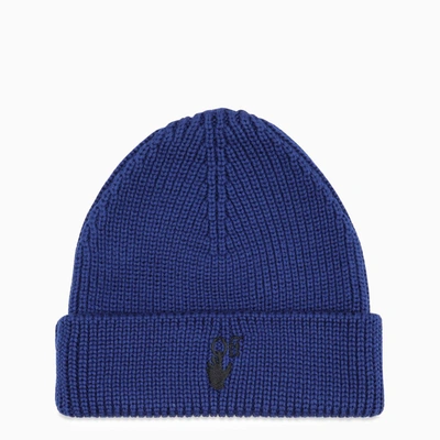 Shop Off-white Blue Hands Off-embroidery Beanie