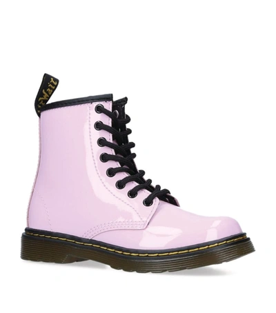 Shop Dr. Martens' Patent Leather 1460 Boots In Pink
