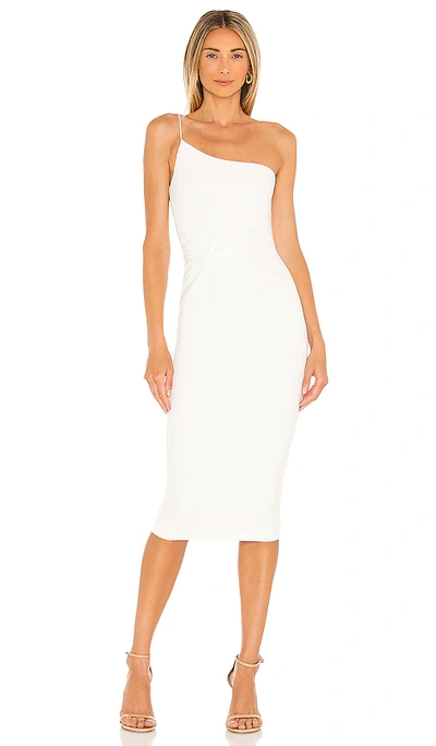 Shop Nookie Lust One Shoulder Midi Dress In White