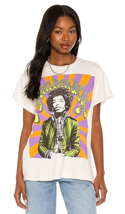 Shop Madeworn Jimi Hendrix Tee In White