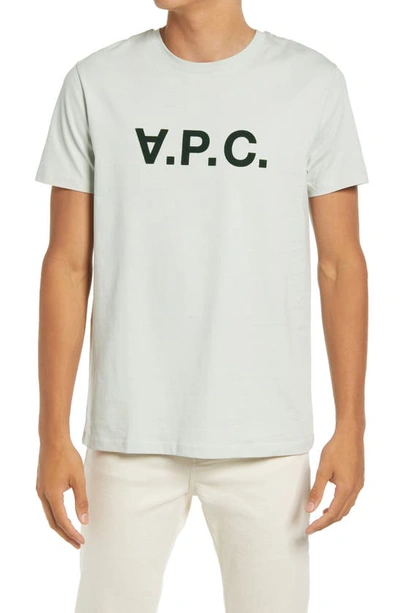 Shop Apc Vpc Graphic Tee In Kab Pale Green