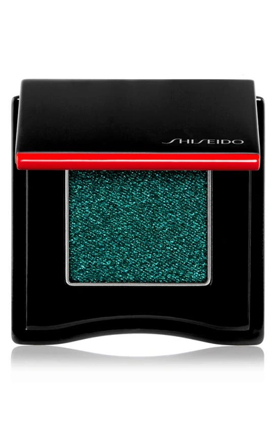 Shop Shiseido Pop Powdergel Eyeshadow In Shimmering Teal