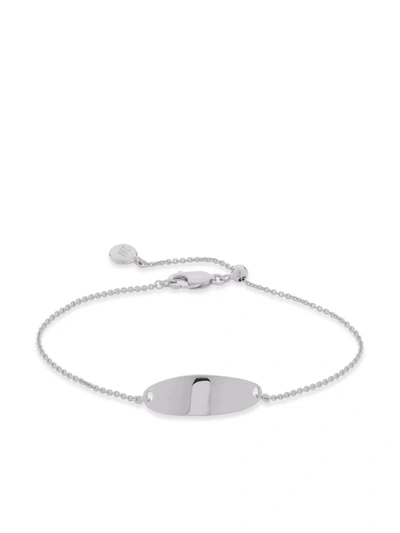 Shop Monica Vinader Tiny Nura Fine Chain Bracelet In Silber